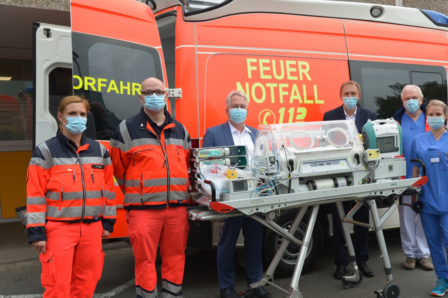 Inkubator Rettungswagen ©Kreis Herford